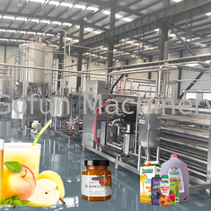 Dây chuyền sản xuất mứt táo / nước trái cây 380V 50Hz Tiết kiệm nước 2t/H