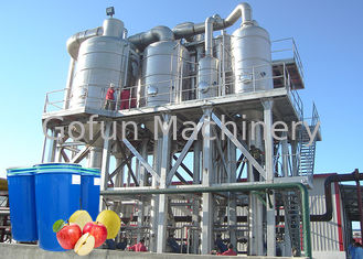Dây chuyền chế biến nước ép táo công nghiệp 500T / D SS304 Bao bì túi vô trùng