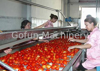 Dây chuyền chế biến cà chua của Sus304 Máy làm bột cà chua 3/5 tấn mỗi giờ