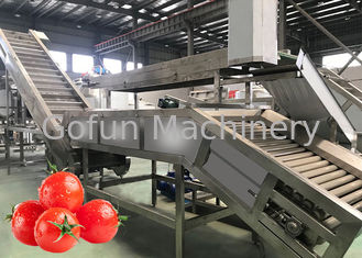 Dây chuyền chế biến cà chua công nghiệp cấp thực phẩm 500T / D SUS304