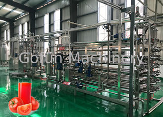 Dây chuyền sản xuất nước sốt cà chua SUS304 tự động Tiết kiệm nước 440V