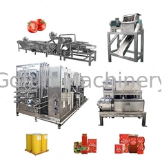 SUS 304 / 316 Dòng sản xuất nước sốt cà chua Ketchup Máy cơ chế sản xuất