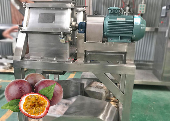 Stainless Steel Passion Fruit Pulping Machine 1500 T / Day Good Performance