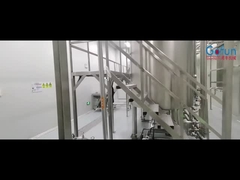 Thiết bị nào được sử dụng để khử trùng nước trái cây trước khi đóng gói?