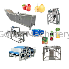 Dây chuyền sản xuất mứt táo / nước trái cây 380V 50Hz Tiết kiệm nước 2t/H