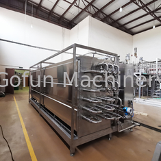 Pasteurizing And Cooling Tunnel UHT Máy khử trùng loại phun nước