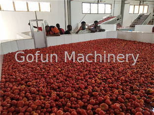 Dây chuyền chế biến cà chua Sus 403 Sản xuất nước sốt 15kw Tái chế nước